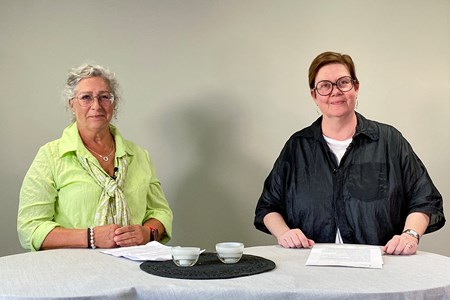 Regiondirektör Åsa Bellander och HR-direktör Lena Laaksonen.