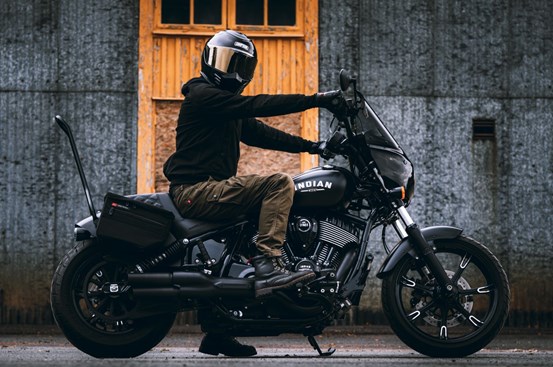 Linus är ambassadör för Indian Motorcycles