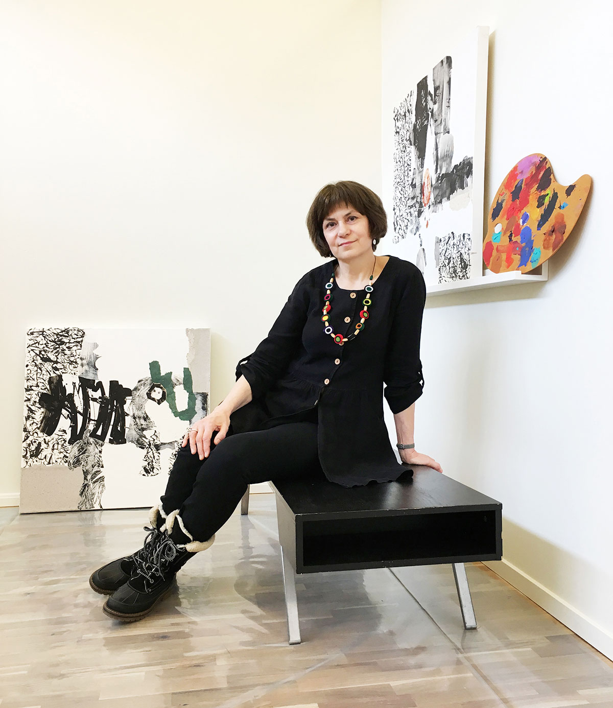 Anna Dellermalm är en av 88 konstnärer och hantverkare som öppnar sin ateljé under KulTur i Jämtland