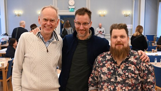 Föredragshållarna från Sveriges lantbruksuniversitet. 