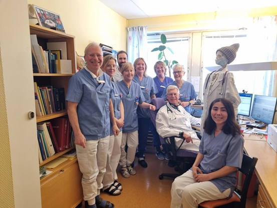 Medarbetare vid Stöde hälsocentral.