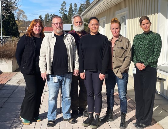 Anna Lundin,  Pierre Holmgren, Peder Lundberg, Nadia Ryynänen, Therese Jangdal och Marie Palm.