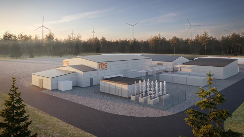 Anläggning RES i Ånge