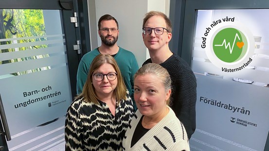 Andreas Ögren, Marie-Therese Jonsson, Sara Söderlund och Erik Karlsson.