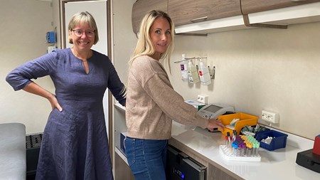 Nya möjligheter i hemsjukvården - läkare lyssnar på hjärtljud och lungor på distans