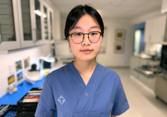 Sofia Chen gjorde praovecka på Folktandvården: ”Väldigt intressant”