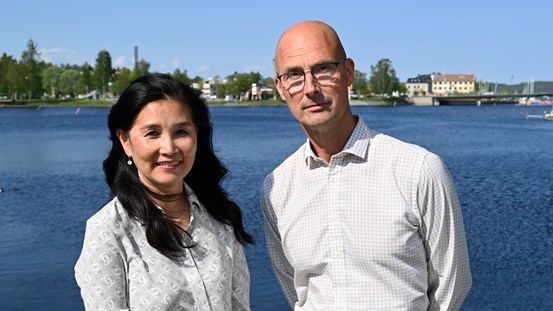 Charlotte Sandelius, förbundsdirektör vid Kommunförbundet Västernorrland och Urban Åström, enhetschef näringsliv och kompetensförsörjning vid Region Västernorrland.