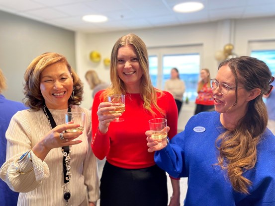 Maria Schön, Elina Backlund Arab och Jessica Myhr