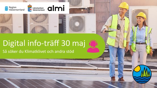 Info-träff om Klimatklivet och andra företagsstöd