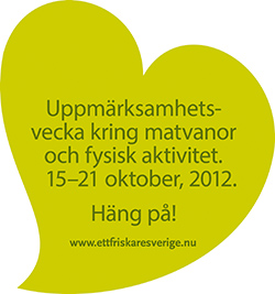 Friskare Sverige veckan 2012