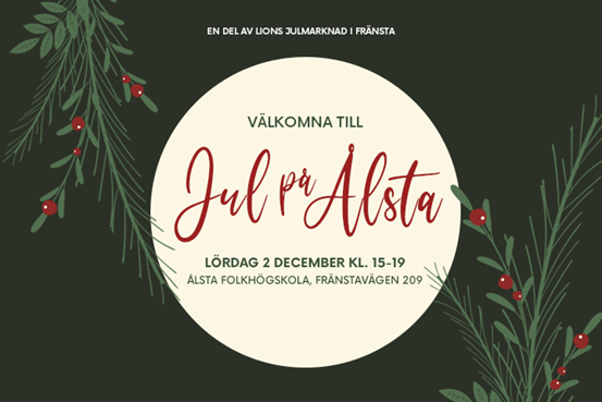 Illustration jul på Ålsta