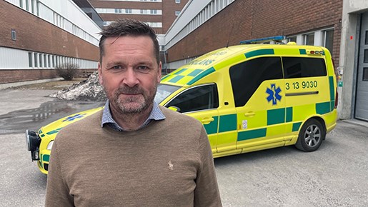 Peter Neuman, verksamhetschef ambulans