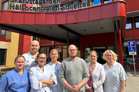 Medarbetare vid hälsocentralen i Sollefteå, 
