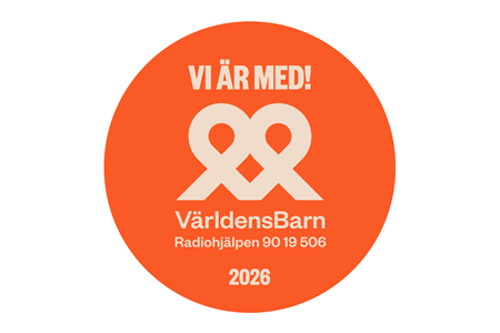 Logotypen för Radiohjälpens insamling Världens barn.