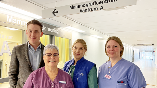 Eric Arelöf, enhetschef mammografin i Västernorrland har tagit initiativ till en vidareutbildning för mammografisköterskor.