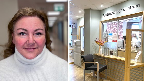 Britt-Marie Nilsson, enhetschef på Folktandvården Centrum säger att det blivit en mer vi-känsla på kliniken sedan projektet startade.