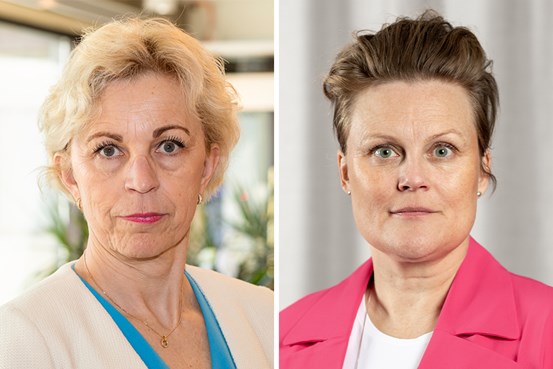 Maria Strandberg och Sara Nylund