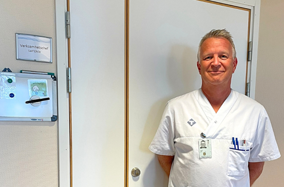 Under sommaren har Leif Ehlin, verksamhetschef på medicinkliniken och akutmottagningen samt överläkare och kardiolog vid sjukhuset i Örnsköldsvik, bytt kontorsstolen mot sjukhusgolvet.