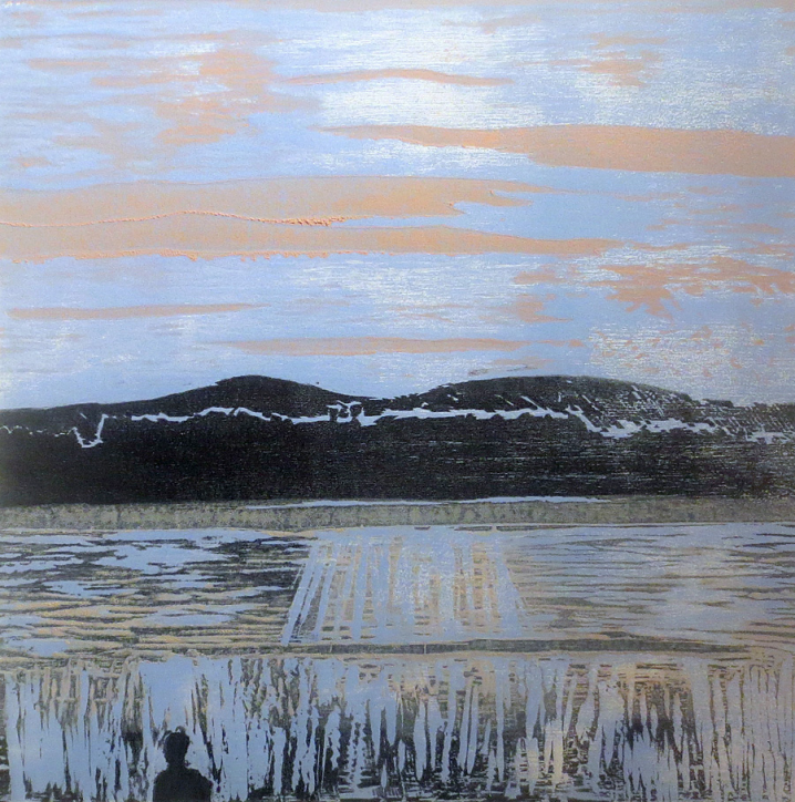 ©2017 BUS/Staffan Schönberg, Morning Light, träsnitt.