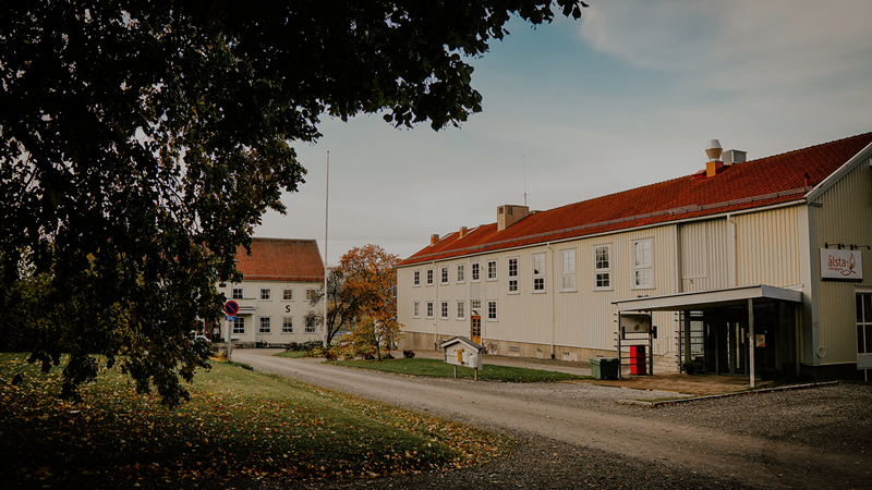 Flera husbyggnader i Fränsta