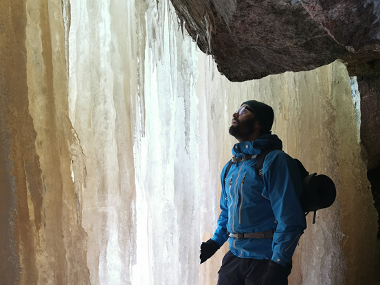 Andreas i isgrotta