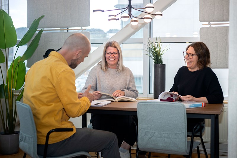 Studenter campus i Övik