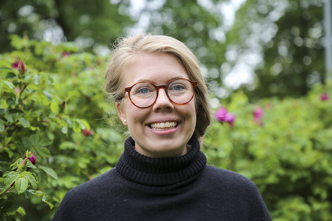 Porträttfoto av Antonia Bergström. Copyright Katarina Lövgren. Fotot får endast användas i medarbetarporträttet om Antonia Bergström