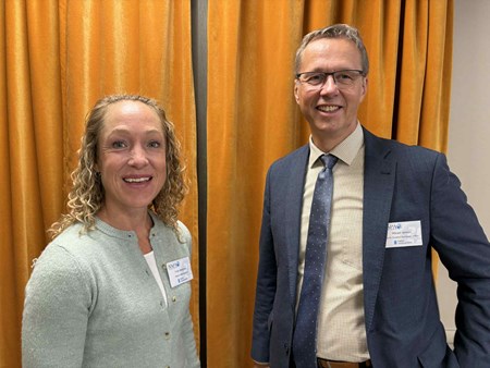 Arrangörerna Frida Bergman och Mikael Janson, var nöjda med NSPA-konferensen.