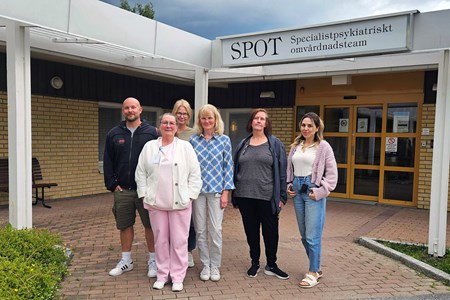 Några av medarbetarna i SPOT-teamet Sollefteå-Kramfors.