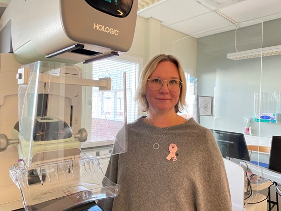 Elin Lidström, enhetschef vid mammografimottagningen, sjukhuset i Sundsvall.