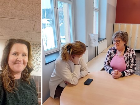 Lena Sundelin Sillberg som är HLT-samordnare och kurator inom skolan i Sollefteå