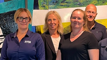 Jenny Svensson, Eva Nordlander,  Gunnel Åhlund och Erik Borg