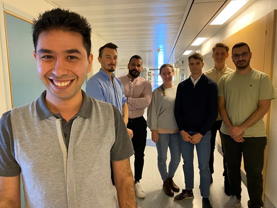 Sju BT-läkare, varav Danial Sayyad Abdi står i förgrunden