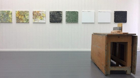 Anders Widoff, installationsvy med verk ur serien Terra (Marzano Appio). ©Anders Widoff/Bildupphovsrätt 2018.