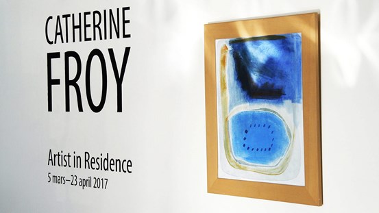 Verk av Catherine Froy, Loch, akryl på duk, 1994. ©2017 Catherine Froy.