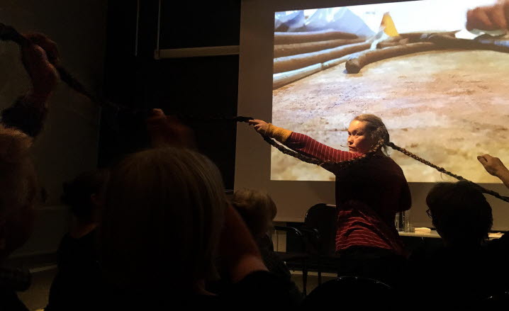 Åsa Maria Hedberg presenterar sitt konstnärskap.