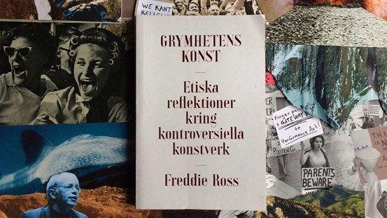 Foto av bok, Freddie Ross, Grymhetens konst.