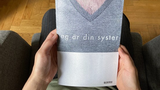 Bild: ”jag är din syster”. Bok utgiven av Galleri Syster, Luleå 2020.