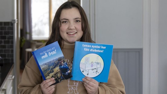 Johanna Pahlin, som bland annat skrivit en barnbok om diabetes. Nu är hon aktuell som en av de fyra som får delta i Emax 20-24 juni 2021. Foto: Fredrik Modin, ADC Media.  