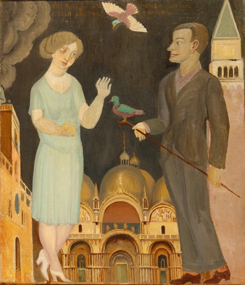 Olof Ågren, Piazza San Marco, 1921 Foto: Moderna Museet, Åsa Lundén