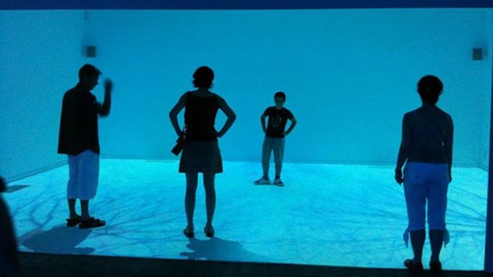 Pipilotti Rist, Gravity Be My Friend, Fundació Joan Miró, Barcelona 2010. ©Pipilotti Rist. Foto: Jessika Björhn.
