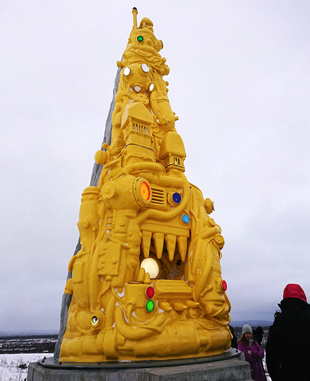 Verk av Oskar Aglert, Totem. ©Oskar Aglert/Bildupphovsrätt 2017.