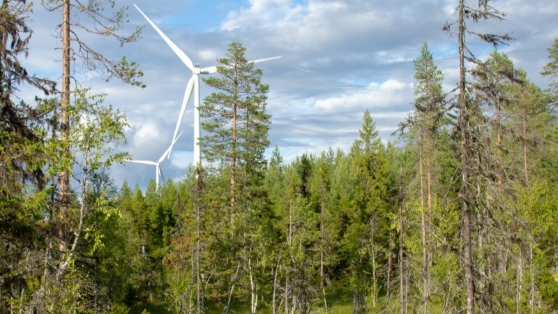 Vindkraftspark i Ånge