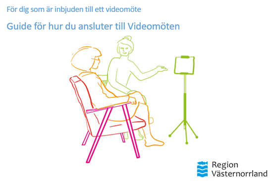 Exempel på hur ett Videomöte kan se ut