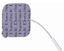 Kvadratisk elektrod. Kort kabel med utgång för stimulatorkabel. 
