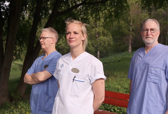 Folktandvårdens ”superhandledare”, Tomas Niemelä, tandläkare Kvissleby, Madeleine Malmbom, tandläkare Centrum Sundsvall och Anders Nilsson, tandläkare Ånge.