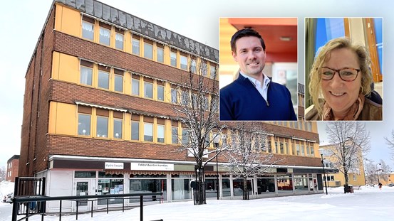 Jonathan Nilsson, enhetschef Specialisttandvården Centrum och Anette Linné, enhetschef Folktandvården Sollefteå/Kramfors.