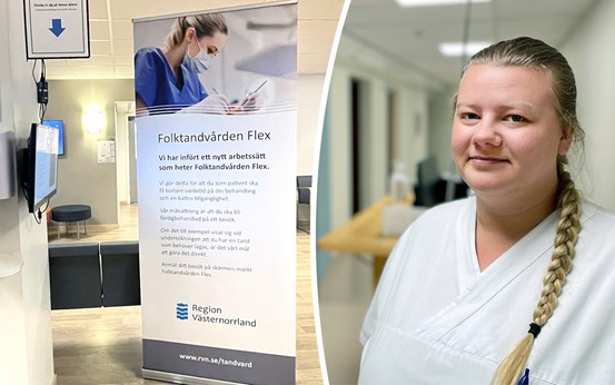 Matilda Pettersson, tandsköterska på Folktandvården Centrum.