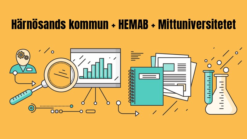 Illustration av forskning och utbildning