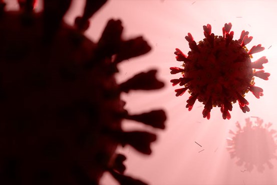 Illustration av coronaviruset